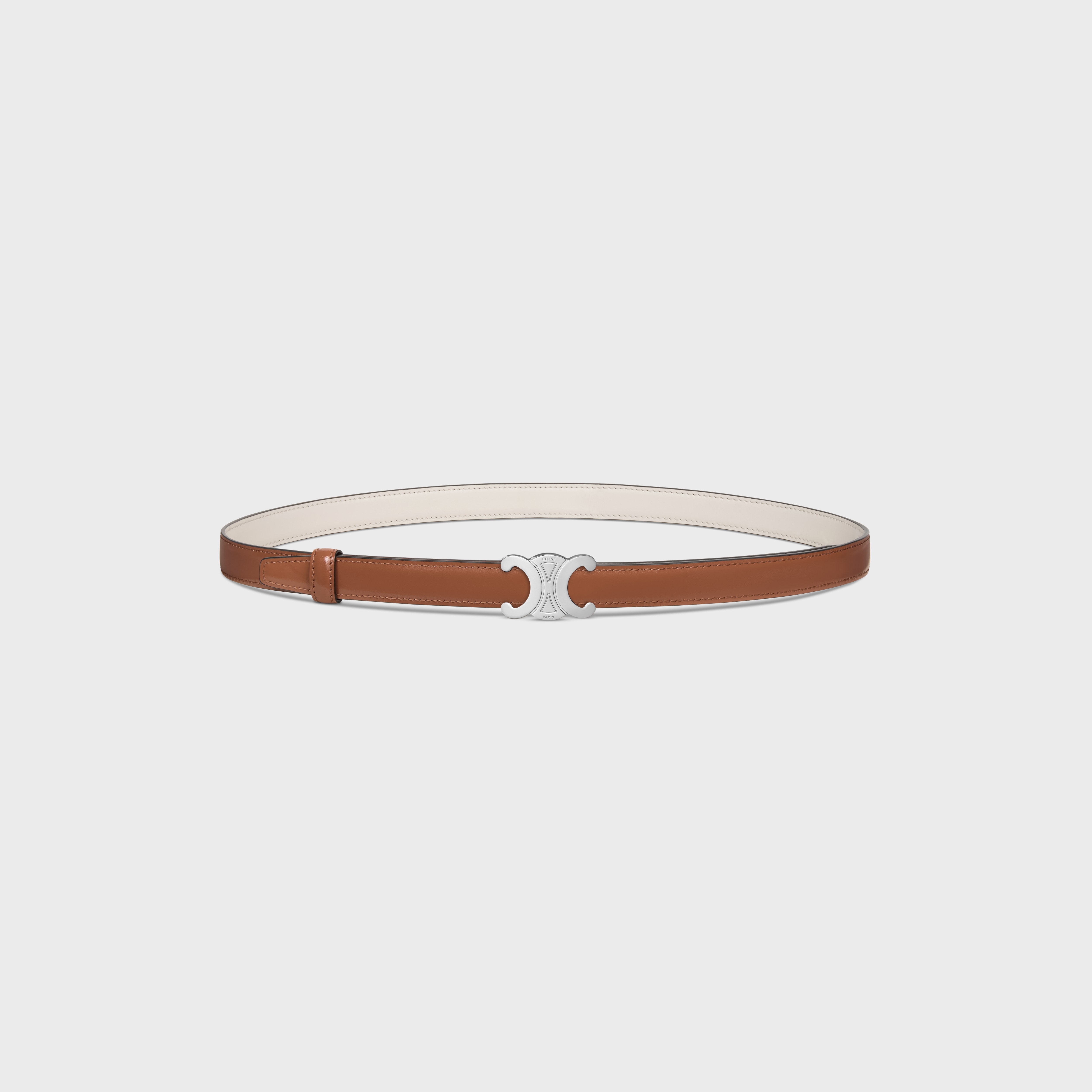 リバーシブルストラップ 18mm / トリヨン - タン / ライス | CELINE